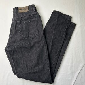 Mecca USA Womens Jeans Black Size 26/2 Vintage 90s High Rise Tapered Uptown Dark